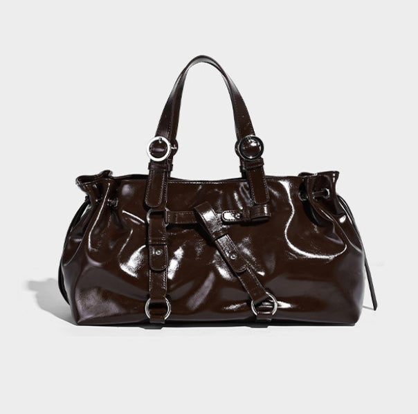 VELORA Noir Slouch Bag