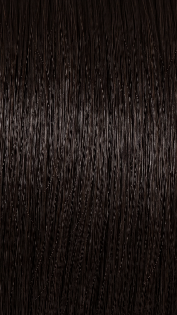 24" Straight Ponytail Extension – Dark Brown