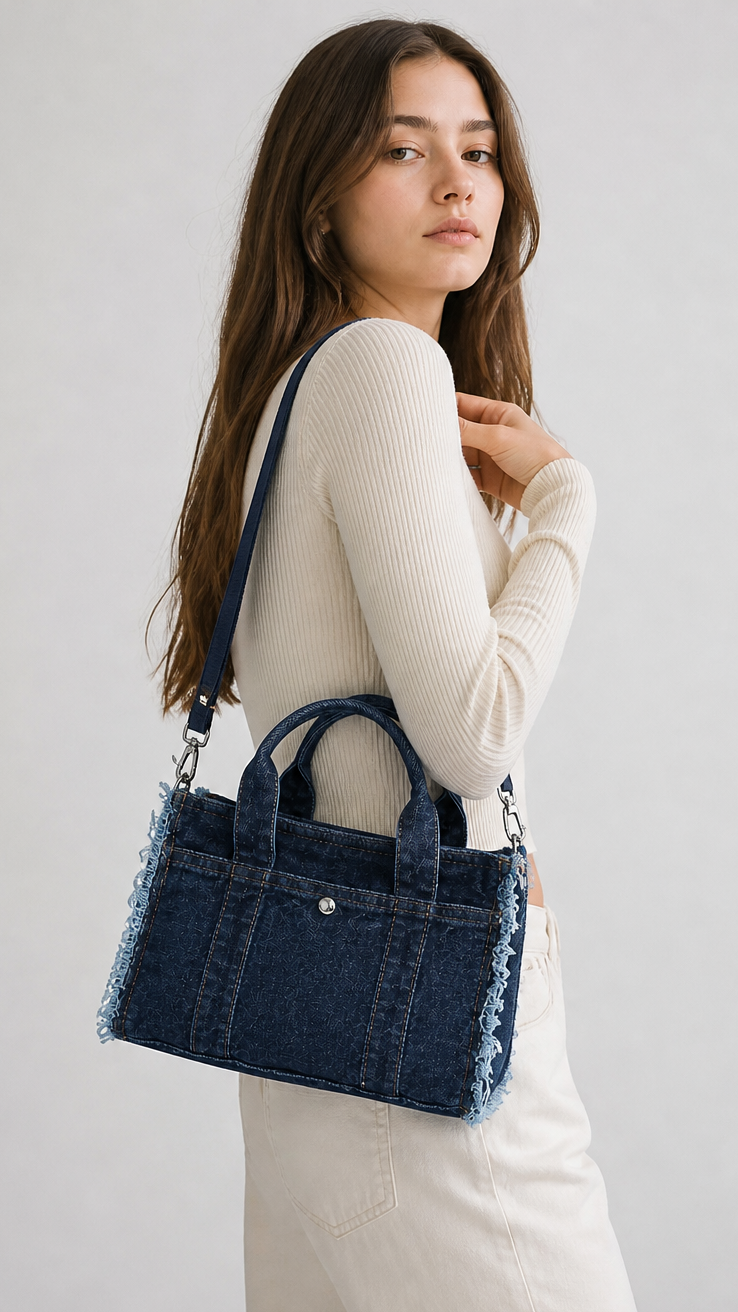 VELORA Denim Tote