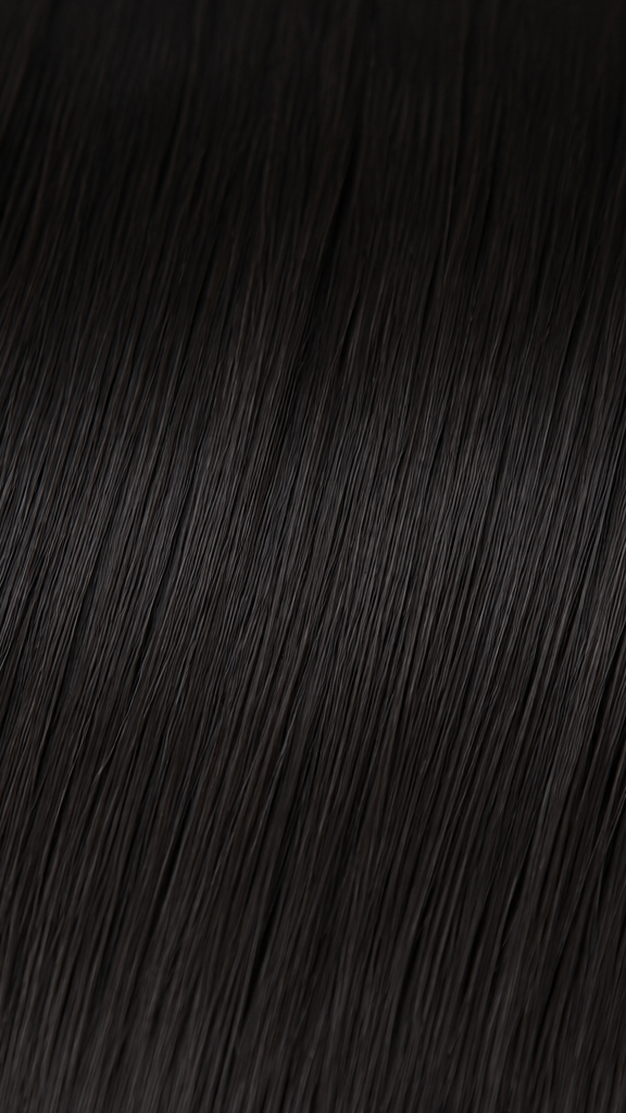 24" Straight Ponytail Extension – Jet Black