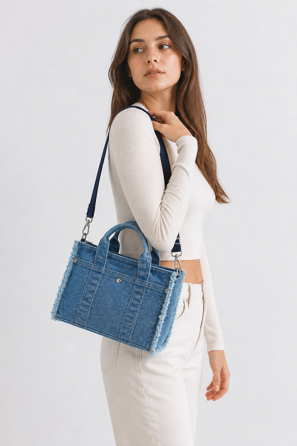 VELORA Denim Tote