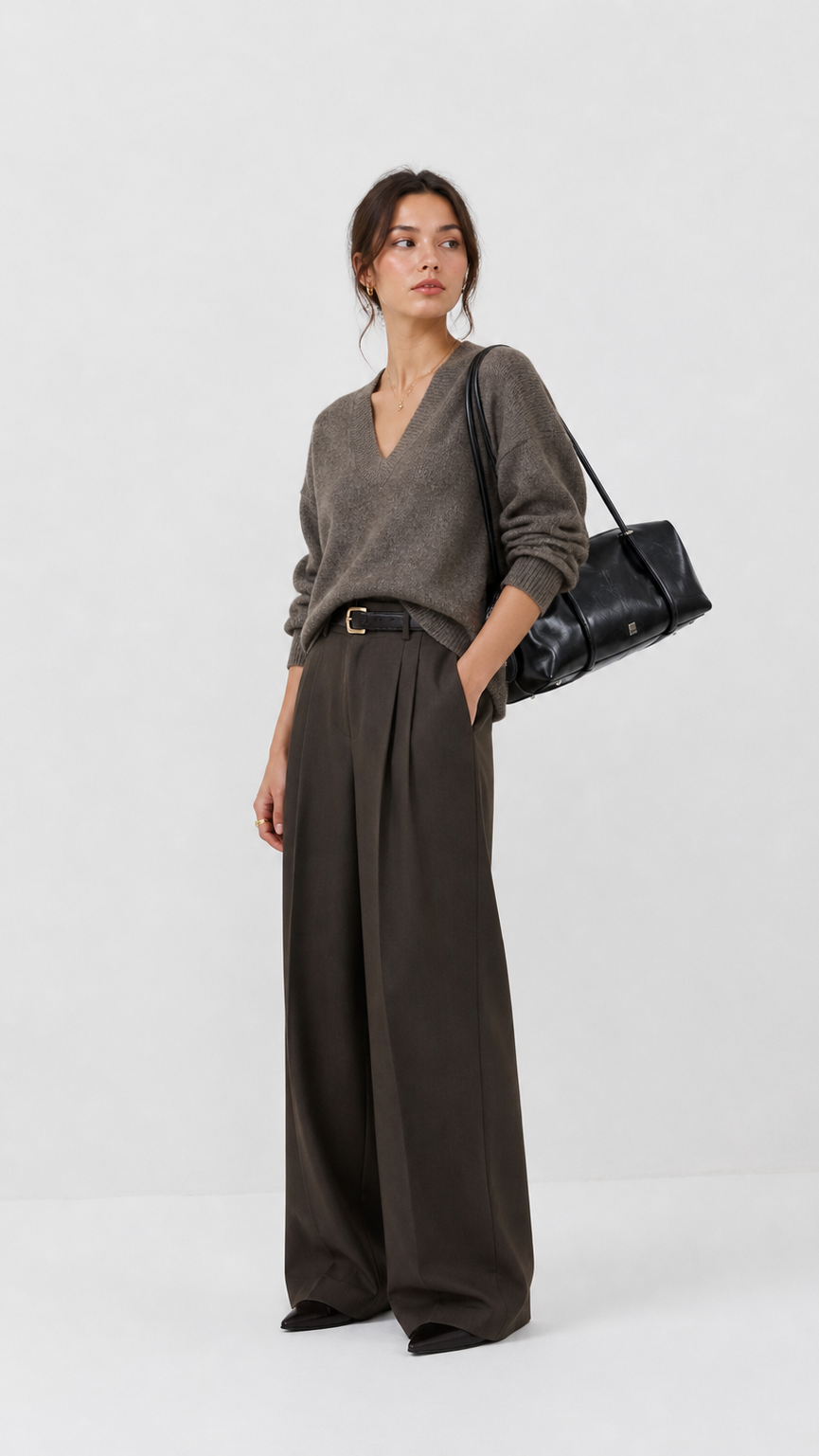 Noir Soft Leather Bag