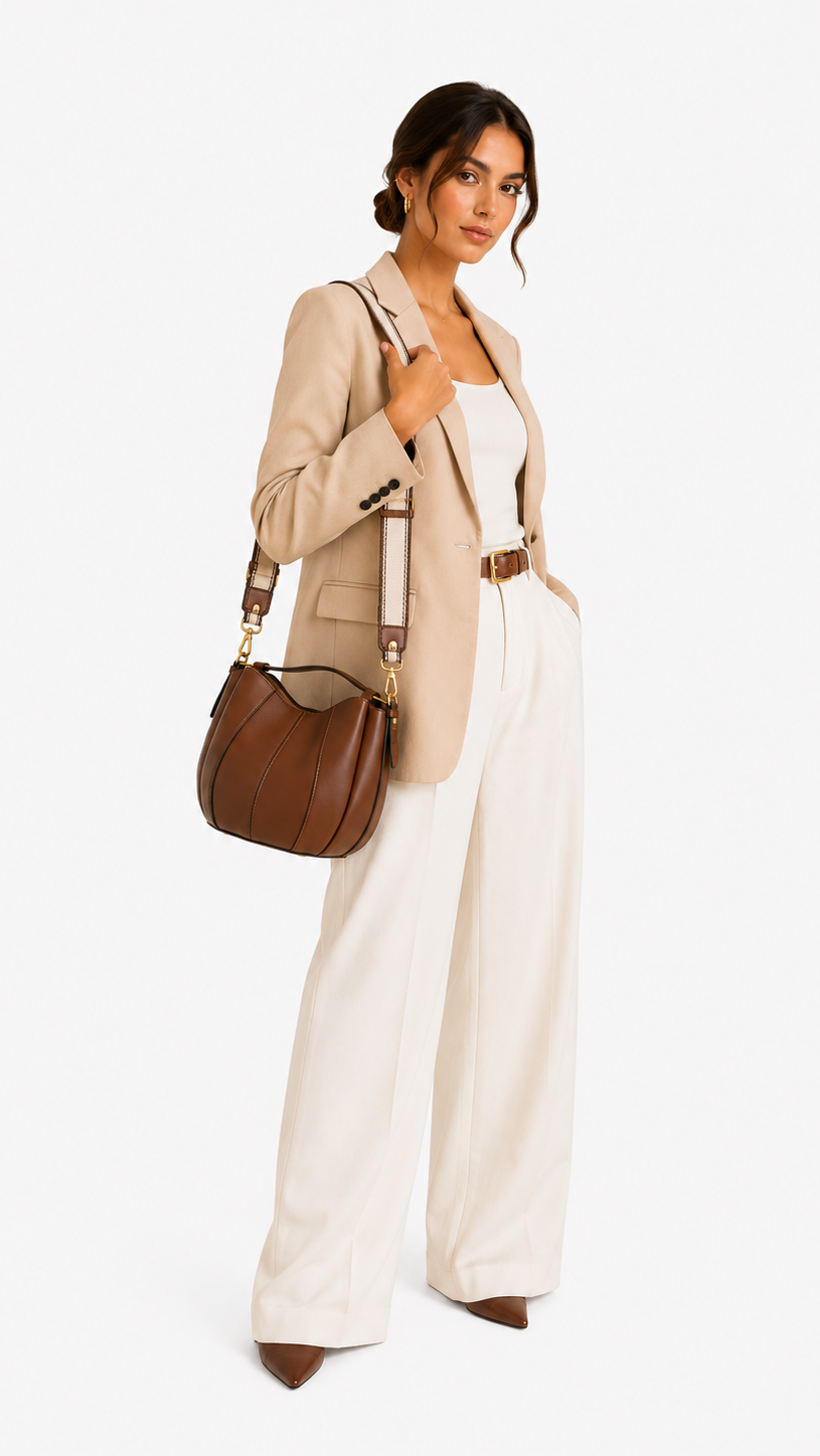 Velmora Canvas Bucket Bag
