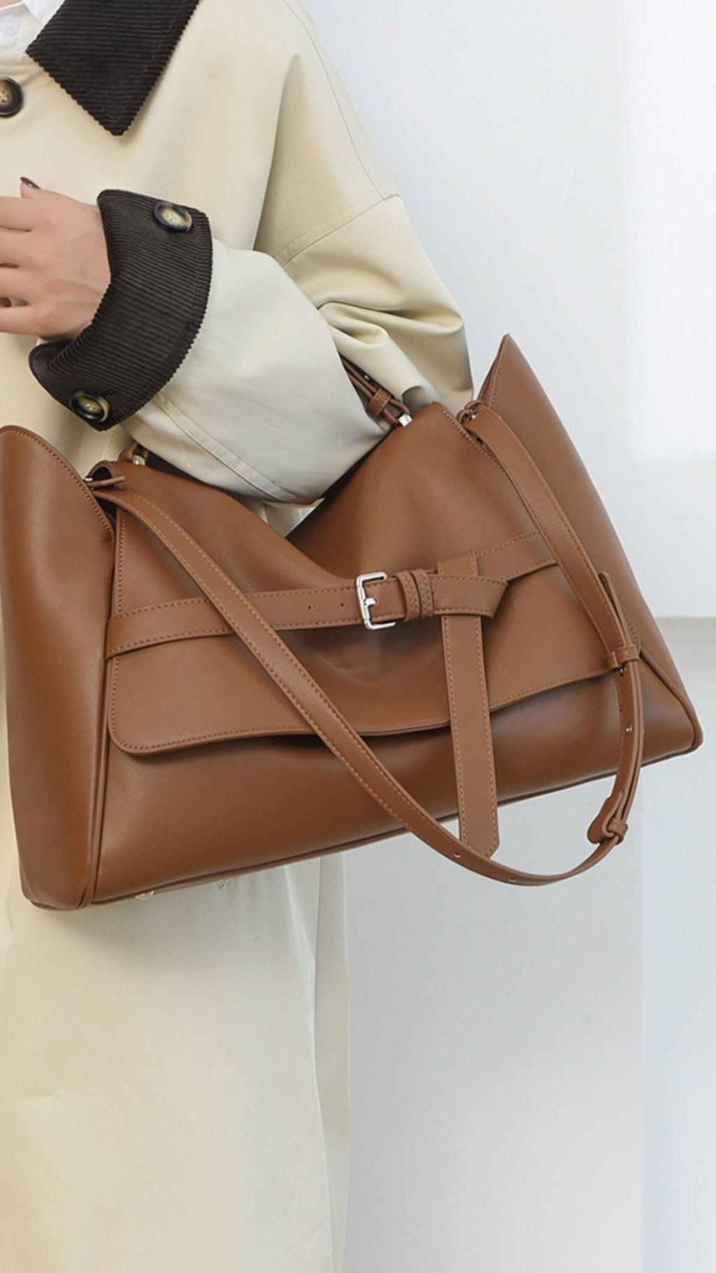 Milan Brown Tote