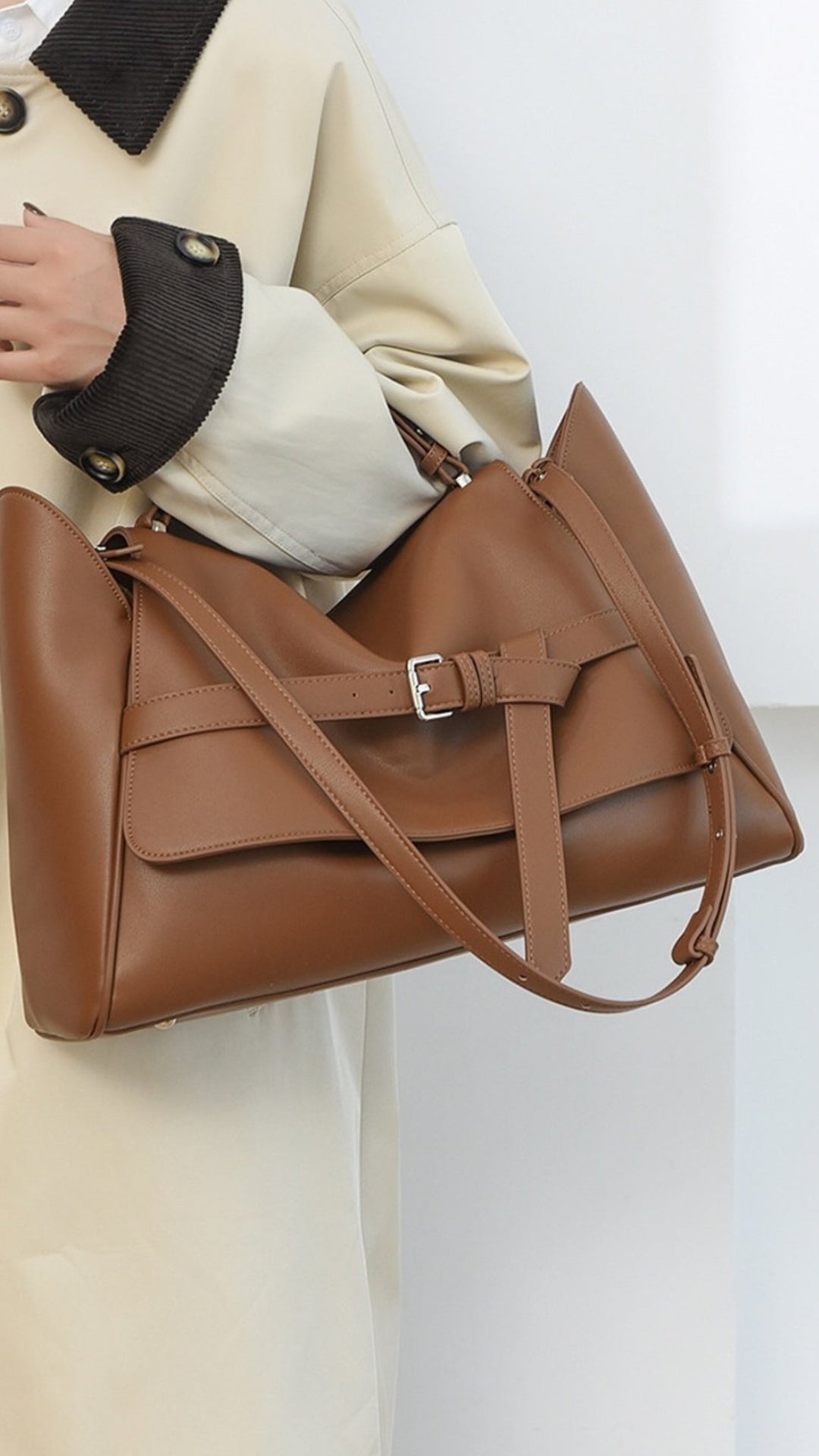 Milan Brown Tote