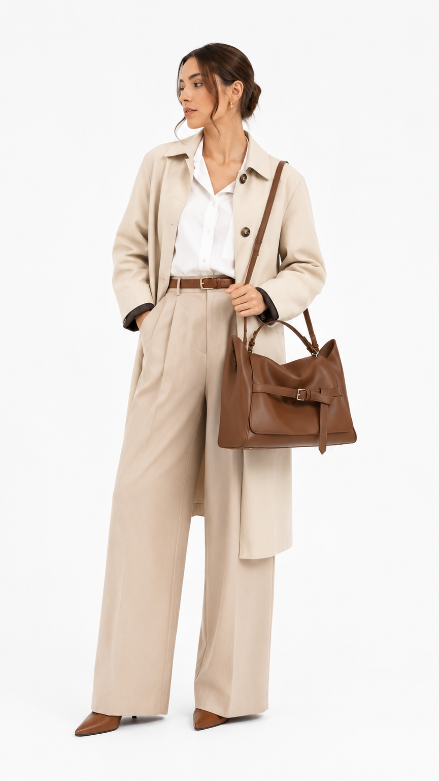 Milan Brown Tote